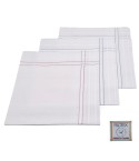 Set da 12 fazzoletti Filotex rigato 12