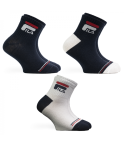 Calze corta bambino Fila F1396D navy cotone 3 paia
