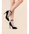 Calzini da donna Fiore Cute 20 den trasparenti a pois