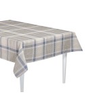 Tovaglia Sommaruga Francy dis.06 rettangolare principe di galles stone/blu