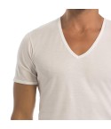Maglia Intima Uomo 100% Filo di Scozia Scollo a V Garda 0036