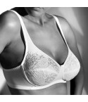  Reggiseno senza ferretto Gios Donna coppa B e C cotone pizzo avanti