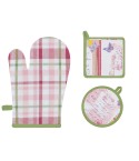 Set 1 guantone + 2 presine da cucina Preziosa Calisè S05-B