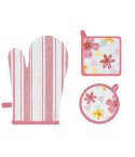 Set 1 guantone + 2 presine da cucina Preziosa Calisè S05-D