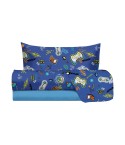 Completo letto a fantasia 100% cotone Hermet jolly game