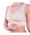 Brassiere push up imbottita Intimidea 110974 senza ferretto fronte modella