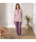 Pigiama donna in punto milano scollo a serafino Irge PTD65