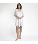 Vestaglia elegante in pizzo e similraso Admas 67227