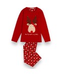 Pigiama Bimba con dolce renna in caldo cotone Admas 60870