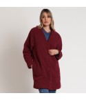 Giacca da camera donna con bottoni in pile sherpa Admas 67129