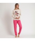 Pigiama donna caldo cotone cuoricini Santoro 62384