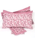 Completo letto singolo fantasia geometrica cotone Biancaluna Ivet