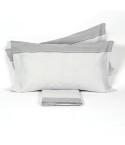 Completo Letto cotone Made in Italy Biancaluna Dern