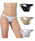 Tanga cotone bielastico pettinato Bluintimo 1810- 3 pezzi