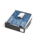 Set asciugamani 1 + 1 con banda decorata con rombi Enrico Coveri 0012 Kinsley