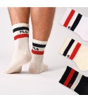 Calze unisex in cotone elasticizzato assortite Fila F5606 3 paia