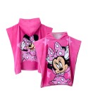 Poncho con cappuccio asciugamano bimba Minnie Disney
