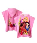 Poncho asciugamano 100% cotone Principesse Disney