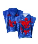 Poncho asciugamano con cappuccio Spiderman Disney Marvel
