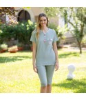 Pigiama donna scollo serafino Irge MIC2579