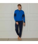 Pigiama uomo scollo serafino caldo cotone Kappa KMW25002