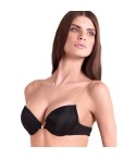 Reggiseno multiposizione Lormar Joker 18 in microfibra fronte nero