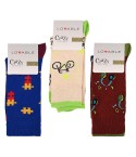 Calze unisex in caldo cotone a fantasia Lovable L06JF 3 paia