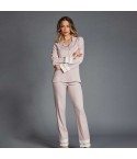 Pigiama donna aperto caldo cotone Lunatica 52142