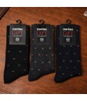 Calze uomo lunghe a fantasia caldo cotone Meritex 1914 - 3 paia