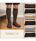 Calze uomo lunghe caldissime morbide Meritex 302T - 2 paia