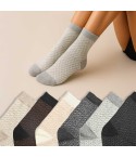 Calze donna corte caldo cotone fantasia meritex 3636