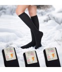 Calza Termocalda lunga cotton thermic pile Meritex 617-3 paia