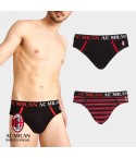 Slip uomo Prodotto Ufficiale AC Milan B2YMI11051 assortiti 2 pz