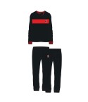 Pigiama uomo ufficiale Milan in caldo cotone rossonero PIGM 1010 