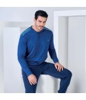 Pigiama uomo in 100% caldo cotone Navigare 141906