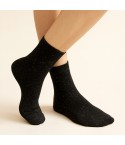 Calza donna in viscosa con scaglie argento Prisco star 3 paia