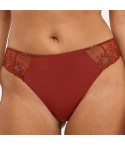 Slip in microfibra e tulle ricamato Sans Complexe 60PAL79