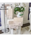Asciugamani viso + ospite 100% cotone Vingi Desiree