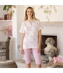Pigiama donna capri 100% cotone Irge IRC2564
