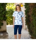 Pigiama donna capri 100% cotone Irge IRC2701