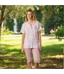 Pigiama donna capri floreale 100% cotone Irge IRC2542