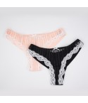 Brasiliano donna jadea chic 6052 nero e rosè