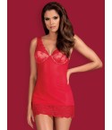 Sexy sottoveste + perizoma Obsessive 853-CHE-3
