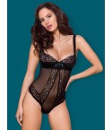Body sexy Obsessive 867-TED-1 Teddy trasparente in pizzo