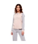 Pigiama Kappa modello sportivo in caldo cotone 22206 rosa mel