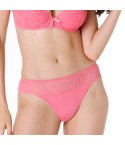 Brasiliano in pizzo e microfibra Lovable L0CNS corallo