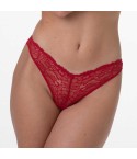 Slip donna brasiliana pizzo rosso Lovable L0DKU