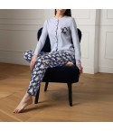 Pigiama donna floreale caldo cotone Lovable L0DO5