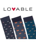 Calze Lunghe Uomo a fantasia Set da 3 pezzi Lovable L0DRH