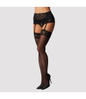 Set di calze da donna Goth a rete alta - Design punk